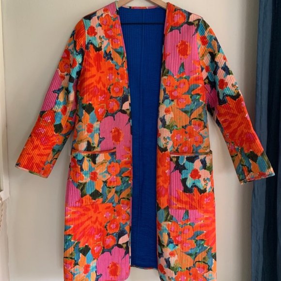 Mara Hoffman Pegge Quilted Jacket Jardin XS - Picture 3 of 4